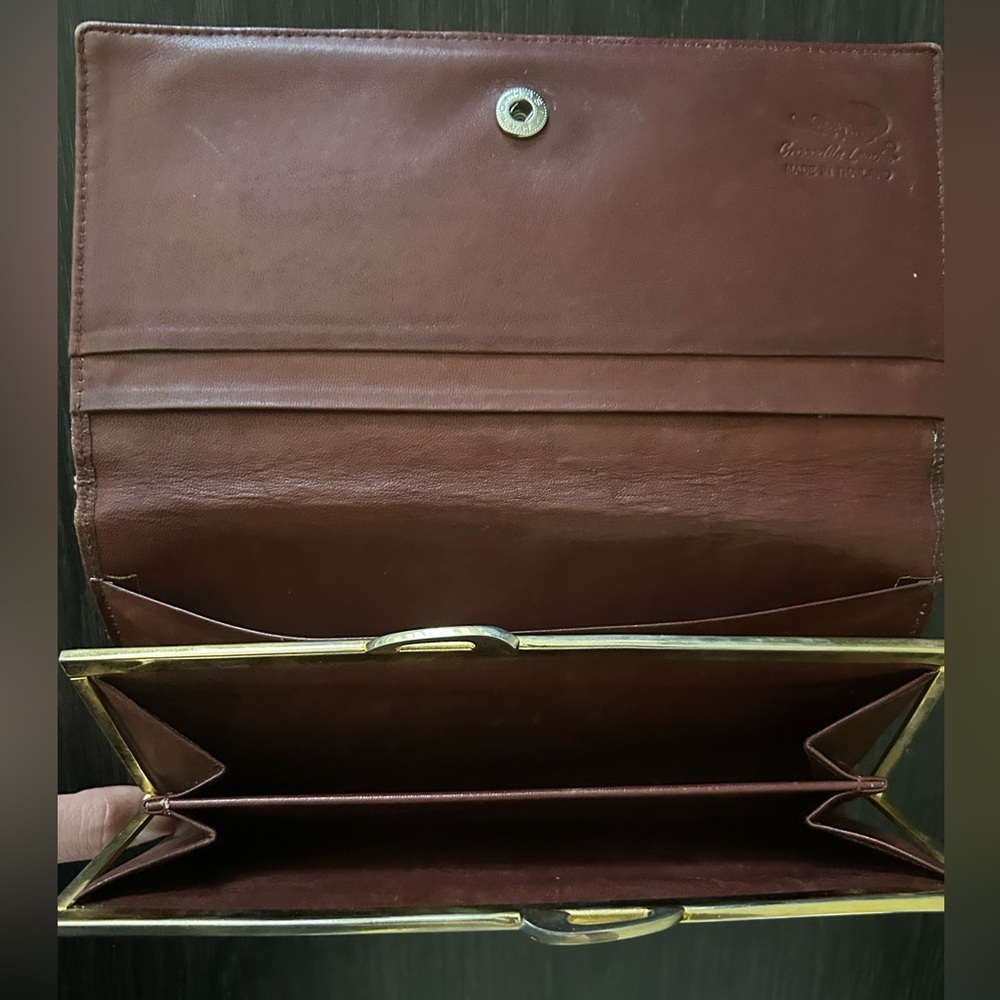 Real Crocodile Leather Clutch 7.5x4” Made in Thailand - Picture 3 of 5